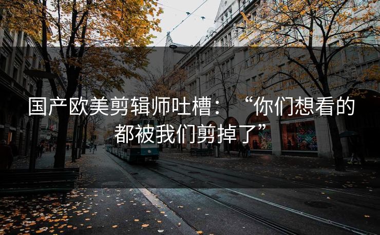 国产欧美剪辑师吐槽：“你们想看的都被我们剪掉了”